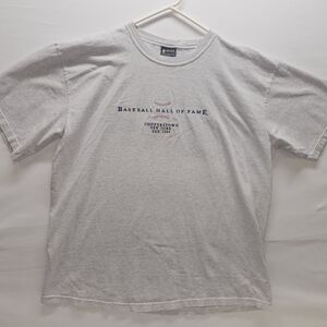 Gear For Sports Light Gray Baseball Hall of Fame Tee